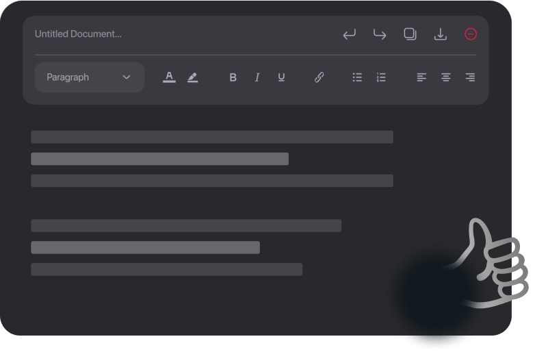 View, edit, or export your result with just a few clicks—easy as that!